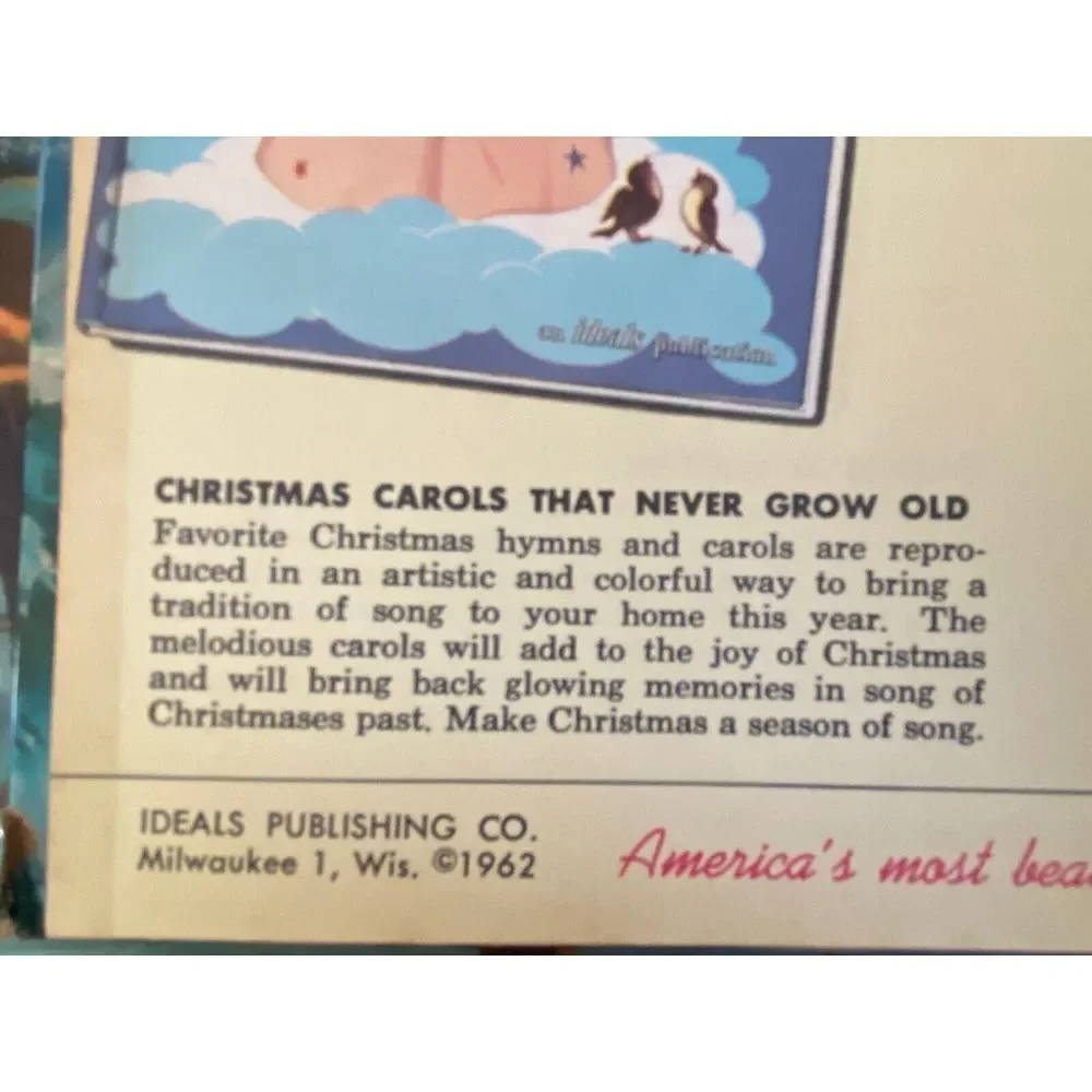 Christmas Memory Lane Ideals Publication Co. Hardback‎ Book Christmas 1962